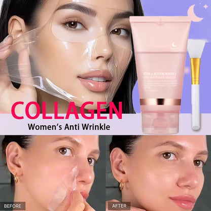 Glass Skin Collagen Mask (Kim Hee-Sun'S Choice) - Intense Firming + Radiance Revival | Hydrolyzed Collagen Peptide K-Beauty