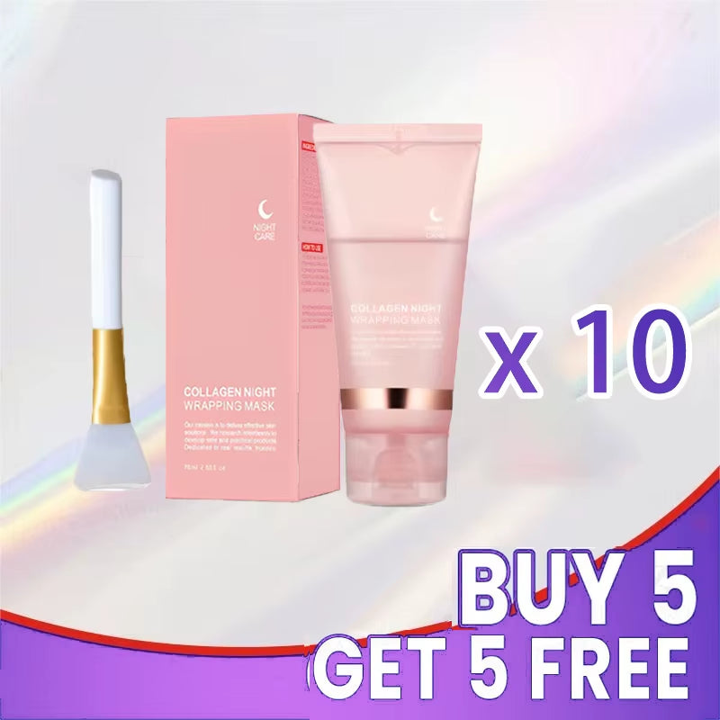 Glass Skin Collagen Mask (Kim Hee-Sun'S Choice) - Intense Firming + Radiance Revival | Hydrolyzed Collagen Peptide K-Beauty