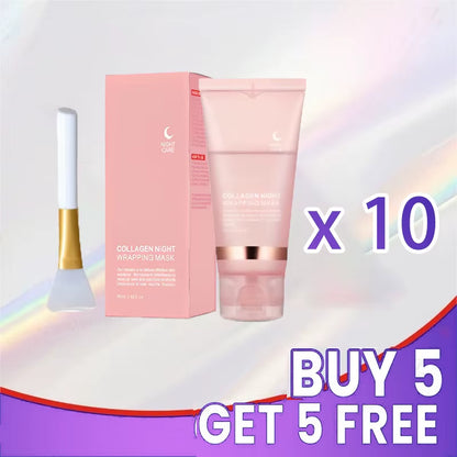 Glass Skin Collagen Mask (Kim Hee-Sun'S Choice) - Intense Firming + Radiance Revival | Hydrolyzed Collagen Peptide K-Beauty